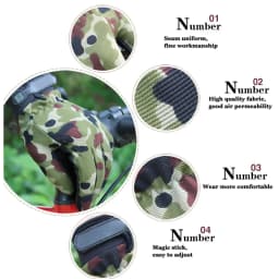Summer Men's Tactical Gloves Cycling Full Finger Lightweight Breathable Riding Bicycle Non-slip Half Finger Women Gloves Fishing