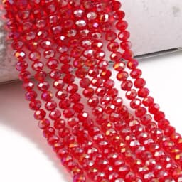 3/4/6/8mm Austria Faceted Crystal Beads Rondelle Glass Beads Loose Spacer Beads For Jewelry Making DIY Bracelet Accessories