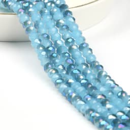 3/4/6/8mm Austria Faceted Crystal Beads Rondelle Glass Beads Loose Spacer Beads For Jewelry Making DIY Bracelet Accessories