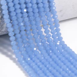 3/4/6/8mm Austria Faceted Crystal Beads Rondelle Glass Beads Loose Spacer Beads For Jewelry Making DIY Bracelet Accessories