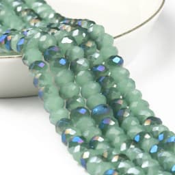 3/4/6/8mm Austria Faceted Crystal Beads Rondelle Glass Beads Loose Spacer Beads For Jewelry Making DIY Bracelet Accessories
