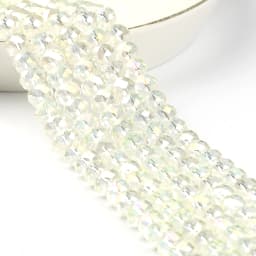 3/4/6/8mm Austria Faceted Crystal Beads Rondelle Glass Beads Loose Spacer Beads For Jewelry Making DIY Bracelet Accessories