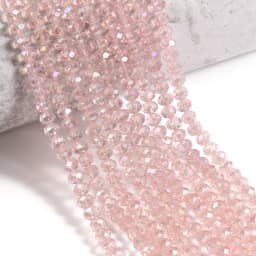 3/4/6/8mm Austria Faceted Crystal Beads Rondelle Glass Beads Loose Spacer Beads For Jewelry Making DIY Bracelet Accessories