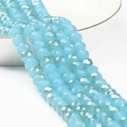 3/4/6/8mm Austria Faceted Crystal Beads Rondelle Glass Beads Loose Spacer Beads For Jewelry Making DIY Bracelet Accessories