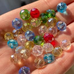 3/4/6/8mm Austria Faceted Crystal Beads Rondelle Glass Beads Loose Spacer Beads For Jewelry Making DIY Bracelet Accessories