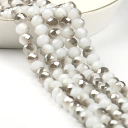 3/4/6/8mm Austria Faceted Crystal Beads Rondelle Glass Beads Loose Spacer Beads For Jewelry Making DIY Bracelet Accessories