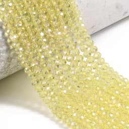 3/4/6/8mm Austria Faceted Crystal Beads Rondelle Glass Beads Loose Spacer Beads For Jewelry Making DIY Bracelet Accessories