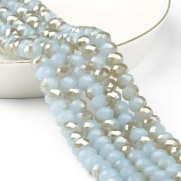 3/4/6/8mm Austria Faceted Crystal Beads Rondelle Glass Beads Loose Spacer Beads For Jewelry Making DIY Bracelet Accessories