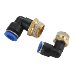 Pneumatic Tracheal Quick Connector Quick Plug Connector Threaded Elbow Pl8-02/4-M5/6-01/10-03