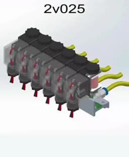 Solenoid Valve Normally Closed 2V025 AC220V DC12V24V multi-way combination type valve air magnetic Pneumatic 2V025-06 2V025-08