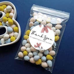500pcs 1.5 Inch "Thank You For Your Order" Kraft Paper Sticker Envelope Seal Label For DIY Biscuit / Candy Packaging Sticker