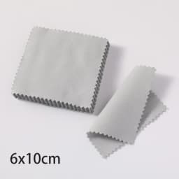 50Pcs 8x8cm Individually Packaged Sterling Silver Jewelry Necklaces Shining Tools Cleaning Soft Cloth Polishing Wiping Cloth