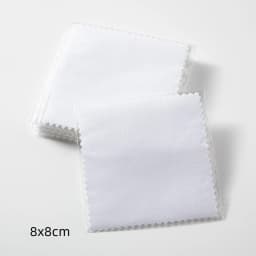 50Pcs 8x8cm Individually Packaged Sterling Silver Jewelry Necklaces Shining Tools Cleaning Soft Cloth Polishing Wiping Cloth