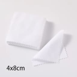 50Pcs 8x8cm Individually Packaged Sterling Silver Jewelry Necklaces Shining Tools Cleaning Soft Cloth Polishing Wiping Cloth