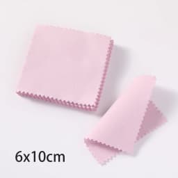 50Pcs 8x8cm Individually Packaged Sterling Silver Jewelry Necklaces Shining Tools Cleaning Soft Cloth Polishing Wiping Cloth