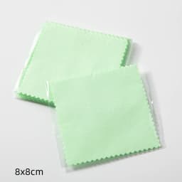50Pcs 8x8cm Individually Packaged Sterling Silver Jewelry Necklaces Shining Tools Cleaning Soft Cloth Polishing Wiping Cloth