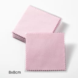 50Pcs 8x8cm Individually Packaged Sterling Silver Jewelry Necklaces Shining Tools Cleaning Soft Cloth Polishing Wiping Cloth