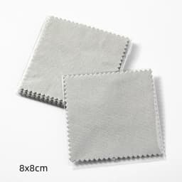 50Pcs 8x8cm Individually Packaged Sterling Silver Jewelry Necklaces Shining Tools Cleaning Soft Cloth Polishing Wiping Cloth