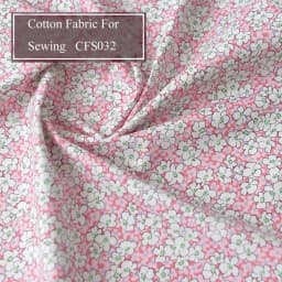 Floral Print Cotton Poplin Thin Fabric for DIY Children Clothes Handmade Accessories by the Meter 140x50cm