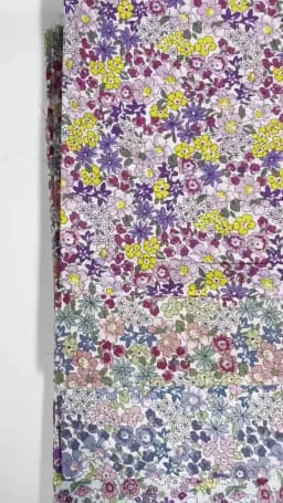 Floral Print Cotton Poplin Thin Fabric for DIY Children Clothes Handmade Accessories by the Meter 140x50cm
