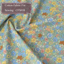 Floral Print Cotton Poplin Thin Fabric for DIY Children Clothes Handmade Accessories by the Meter 140x50cm