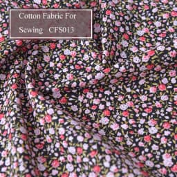 Floral Print Cotton Poplin Thin Fabric for DIY Children Clothes Handmade Accessories by the Meter 140x50cm