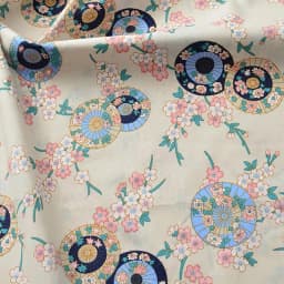 Floral Print Cotton Poplin Thin Fabric for DIY Children Clothes Handmade Accessories by the Meter 140x50cm