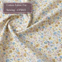 Floral Print Cotton Poplin Thin Fabric for DIY Children Clothes Handmade Accessories by the Meter 140x50cm