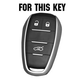 Apktnka Silicone Car Key Case For Alfa Romeo Stelvio Giulia 2017 2018 Cover Keyless Remote Fob Shell Skin Key Protector