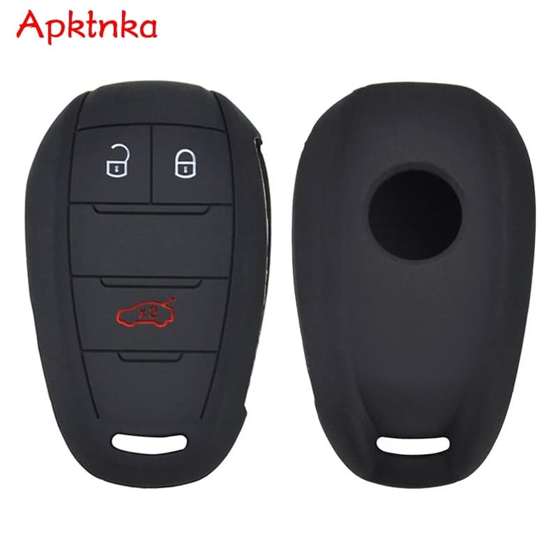 Apktnka Silicone Car Key Case For Alfa Romeo Stelvio Giulia 2017 2018 Cover Keyless Remote Fob Shell Skin Key Protector