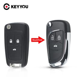 KEYYOU 2/3/4/5Buttons For Opel For Chevrolet Cruze Aveo Malibu Epica Lova 2009 2010 2011 2012 2013 Modified Filp Remote Key Case