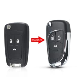 KEYYOU 2/3/4/5Buttons For Opel For Chevrolet Cruze Aveo Malibu Epica Lova 2009 2010 2011 2012 2013 Modified Filp Remote Key Case
