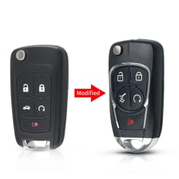 KEYYOU 2/3/4/5Buttons For Opel For Chevrolet Cruze Aveo Malibu Epica Lova 2009 2010 2011 2012 2013 Modified Filp Remote Key Case