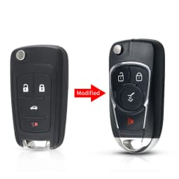 KEYYOU 2/3/4/5Buttons For Opel For Chevrolet Cruze Aveo Malibu Epica Lova 2009 2010 2011 2012 2013 Modified Filp Remote Key Case