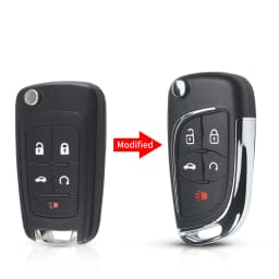 KEYYOU 2/3/4/5Buttons For Opel For Chevrolet Cruze Aveo Malibu Epica Lova 2009 2010 2011 2012 2013 Modified Filp Remote Key Case