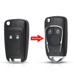 KEYYOU 2/3/4/5Buttons For Opel For Chevrolet Cruze Aveo Malibu Epica Lova 2009 2010 2011 2012 2013 Modified Filp Remote Key Case