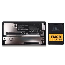 Free McBoot v1.966 Memory Card for PS2 FMCB version 1.966 for PS2 Game Console Sata Network Adapter