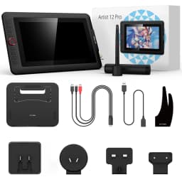 XPPen Artist 12 Pro 11.6 Inch Pen Display Graphics Digital Drawing Tablet Monitor Animation Art 3D Modeling Online Education
