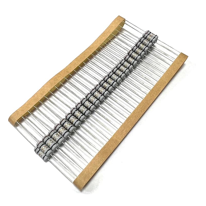 50pcs 1W Wire-wound Fuse Resistance Accuracy 5% 10 20 22 33 39 47 51 56 68 100 Ohm Wire Wound Resistor 10R 20R 22R 33R 39R 47R