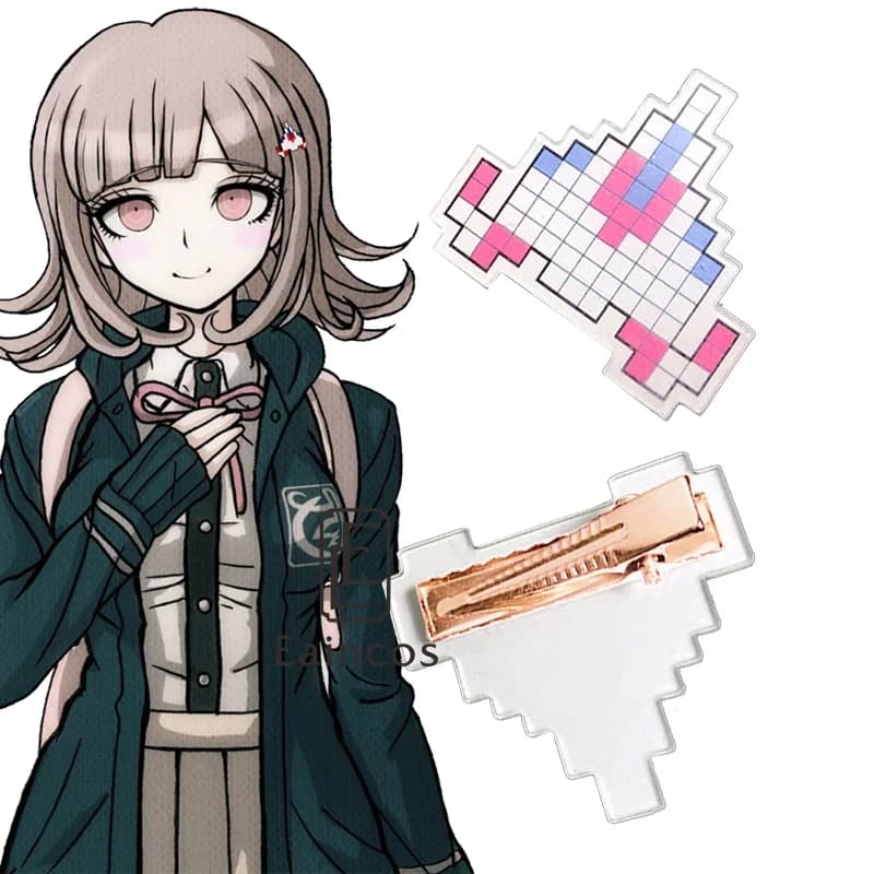 Anime Chiaki Nanami Hair Clip Super Dangan Ronpa Cute Plane Hairpin Props Cosplay Accessories