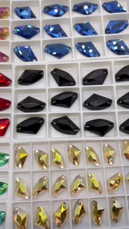 YANRUO 3256 All Sizes Jet Hematite Galactic Sew On Crystal Flatback Strass Stone Sewing Rhinestone Beads DIY