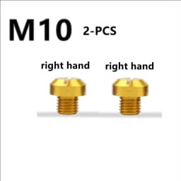 M10x1.25 Motorcycle Mirror Hole Plugs Right Left Screws Bolts Aluminum CNC For Yamaha Honda Kawasaki Suzuki Triumph BMW