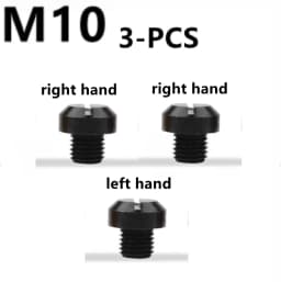 M10x1.25 Motorcycle Mirror Hole Plugs Right Left Screws Bolts Aluminum CNC For Yamaha Honda Kawasaki Suzuki Triumph BMW