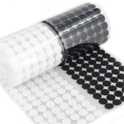 10-25mm Self Adhesive Fastener Tape Dots Strong Glue Magic Sticker Disc White Black Round Coins Hook Loop #Ro