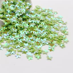 Sequins AB Color 10mm Cup Five Finger Flower Sequins DIY Sewing Wedding Craft Women's Accessories Sequined Trim 10g