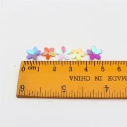 Sequins AB Color 10mm Cup Five Finger Flower Sequins DIY Sewing Wedding Craft Women's Accessories Sequined Trim 10g