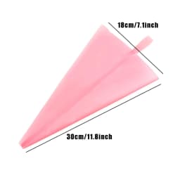1PCS Reusable Silicone Pastry Bag Piping Cake Decorating Tools DIY Cupcake New Pastry Bags Kitchen Cakes Pastry Supplies