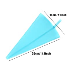 1PCS Reusable Silicone Pastry Bag Piping Cake Decorating Tools DIY Cupcake New Pastry Bags Kitchen Cakes Pastry Supplies