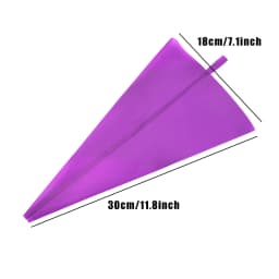 1PCS Reusable Silicone Pastry Bag Piping Cake Decorating Tools DIY Cupcake New Pastry Bags Kitchen Cakes Pastry Supplies