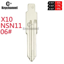10 PCS/LOT #06 KD Replacement Car Flip Key Blade LISHI NSN11 For Nissan Bluebird/Cedric/Cefiro Subaru Honda Fit Key Uncut Blank